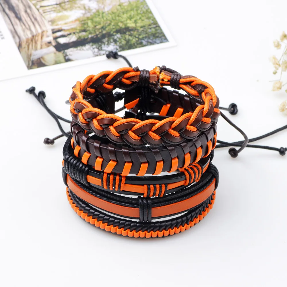 Женский кожаный браслет SIZZZ 19 5 см в европейском и американском стиле|bracelet