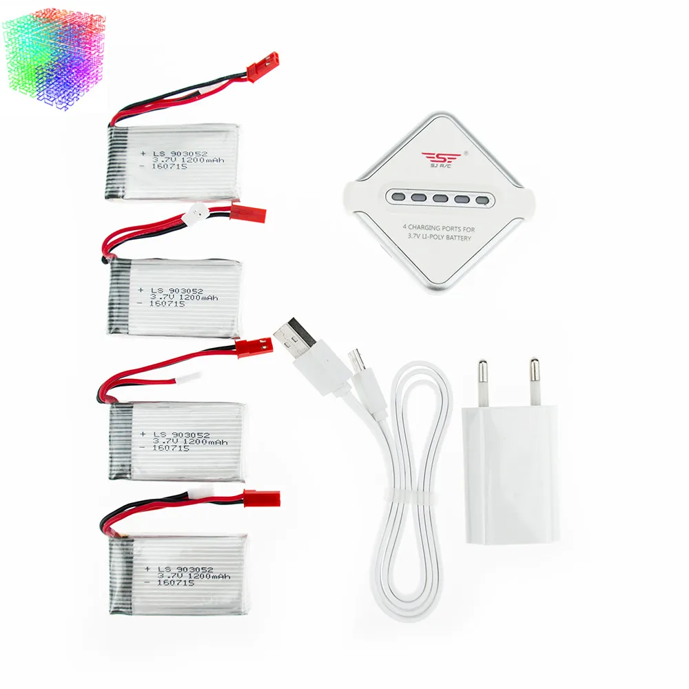 Литий полимерный аккумулятор Syma rc 3 7 в 1200 мАч и зарядное устройство USB со штекером