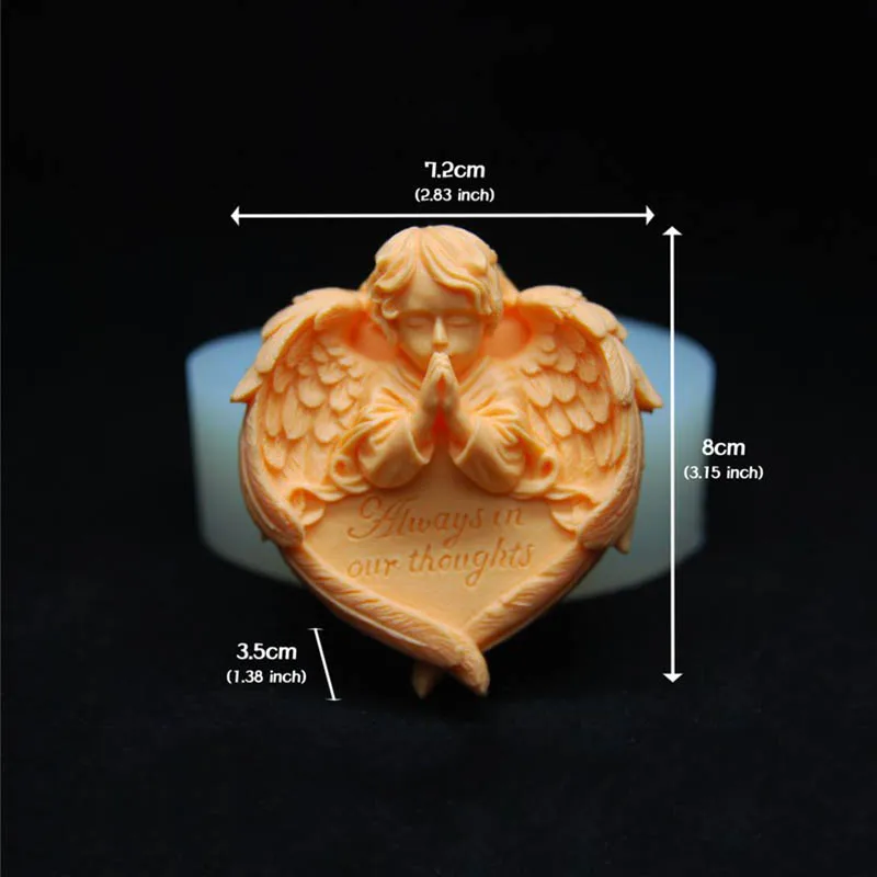 Силиконовые формы для свечей форма украшения ангела в виде свечи и мыла помадки