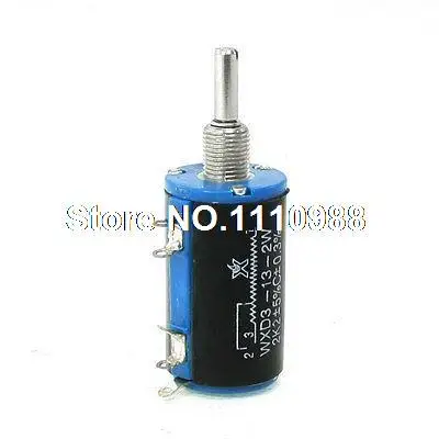 

WXD3-13 4mm Shaft Multi Turn Rotary Wirewound Potentiometer 2.2K ohm 2Watt