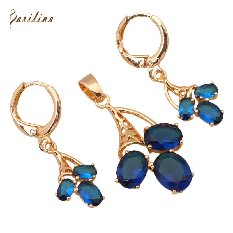 Индивидуальный дизайн Для женщин комплект ювелирных изделий различных цветов с