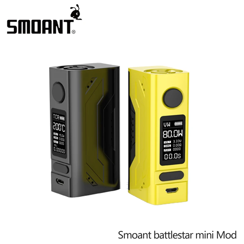 Оригинальный мод Smoant battlestar mini 80 Вт TC TCR бокс электронная сигарета испаритель 18650|mod