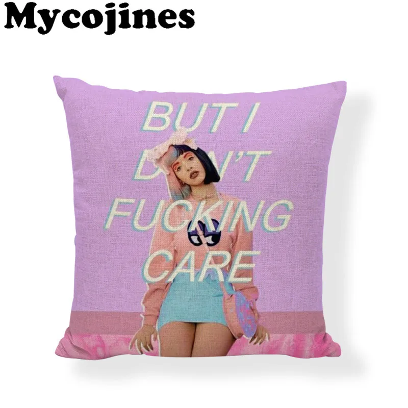 Наволочки для подушек Melanie Martinez Crybaby 45*45 см, для девочек, с рисунком облака, дождя, соски, дизайн, Офисная Автомобильная декоративная наволочка для подушки