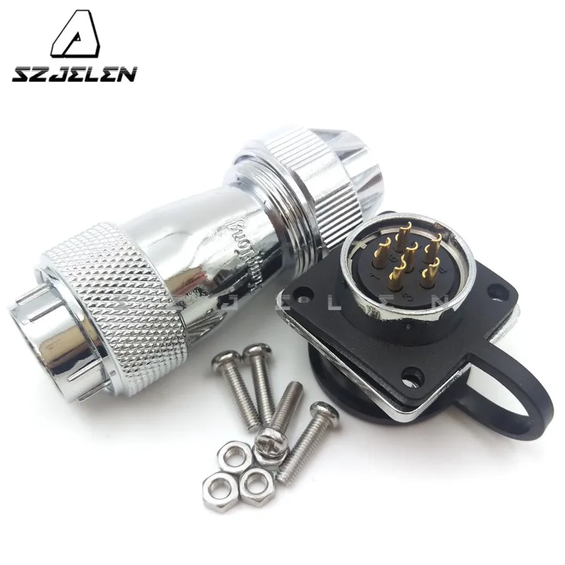 SZJELEN WS20 series 6 pin connector Waterproof panel mount 6pin | Обустройство дома