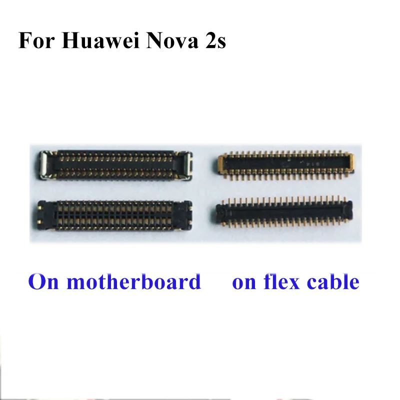 

2 шт., разъем FPC для Huawei Nova 2 s 2 S, ЖК-дисплей, гибкий кабель на материнской плате для Huawei Nova2s 2 s 2 S