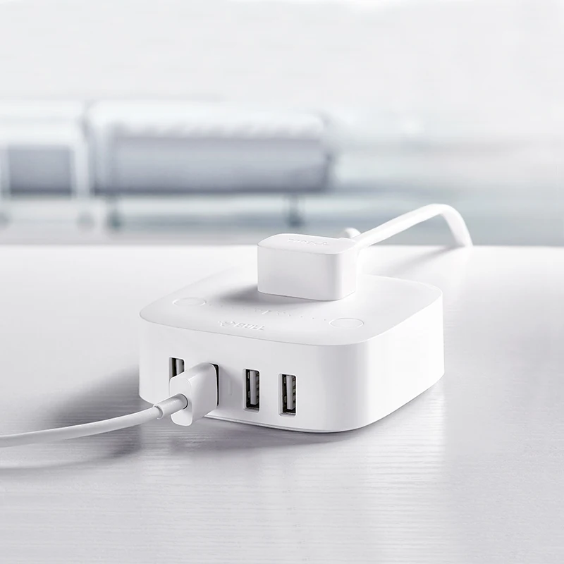 BULL 4-портовое USB ЗУ для мобильного телефона универсальное быстрое зарядное