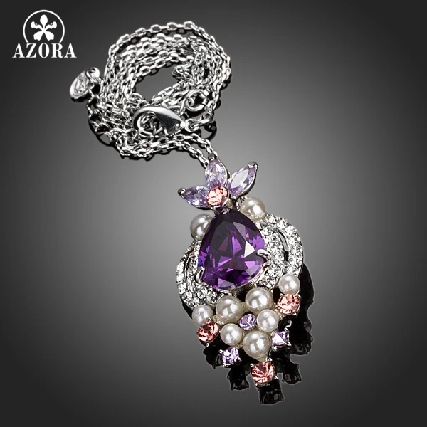 Азора милые носки с изображением рыбки фиолетовым кубического циркония имитация