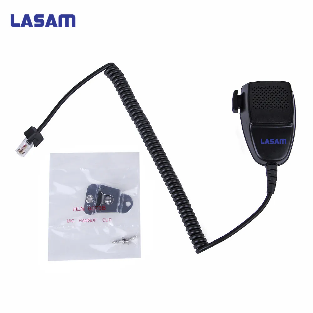 LASAM Новый 8 контактный динамик микрофон для Motorola Walkie Talkie Radio GM300 GM338 GM950