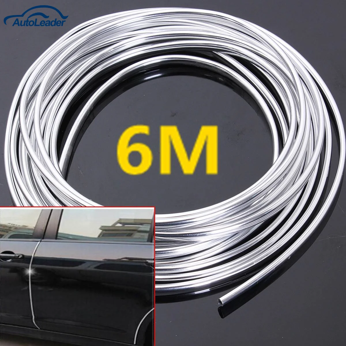 Защитная лента для автомобильной двери 7 мм 3 метра 6 м|trim strip|moulding trim stripmoulding |
