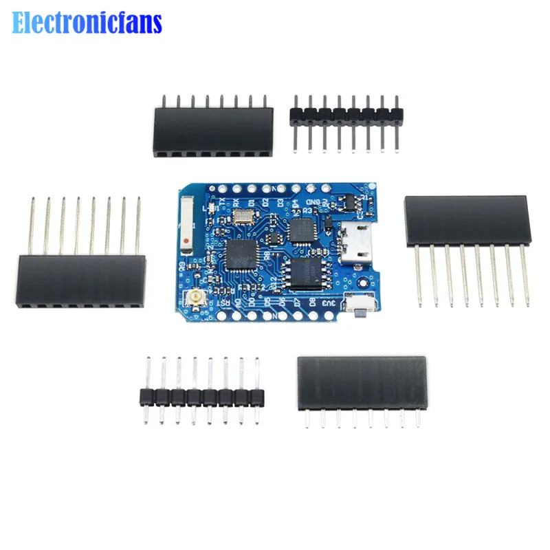 Внешний антенный разъем для WEMOS D1 Mini Pro 16M Bytes NodeMCU ESP8266 ESP 8266EX CP2104 WIFI макетная плата