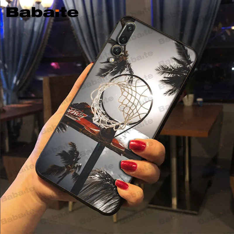 Сжигание Баскетбол Спорт поле телефон аксессуары чехол для huawei p20 pro p20lite p9lite nova 3i