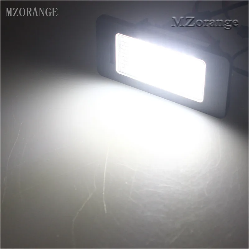 MZORANGE белый 24-SMD светодиодный номерной знак света для SKODA Octavia 3/превосходные B6 Combi/Rapid Yeti/SKODA Fabia, комплект из 2 предметов