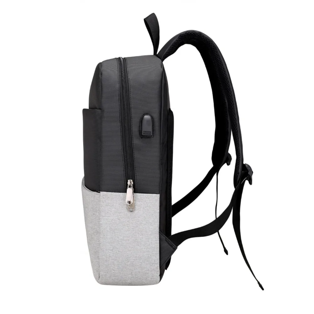 Aelicy мужской женский нейлоновый рюкзак для ноутбука сумка с USB зарядкой