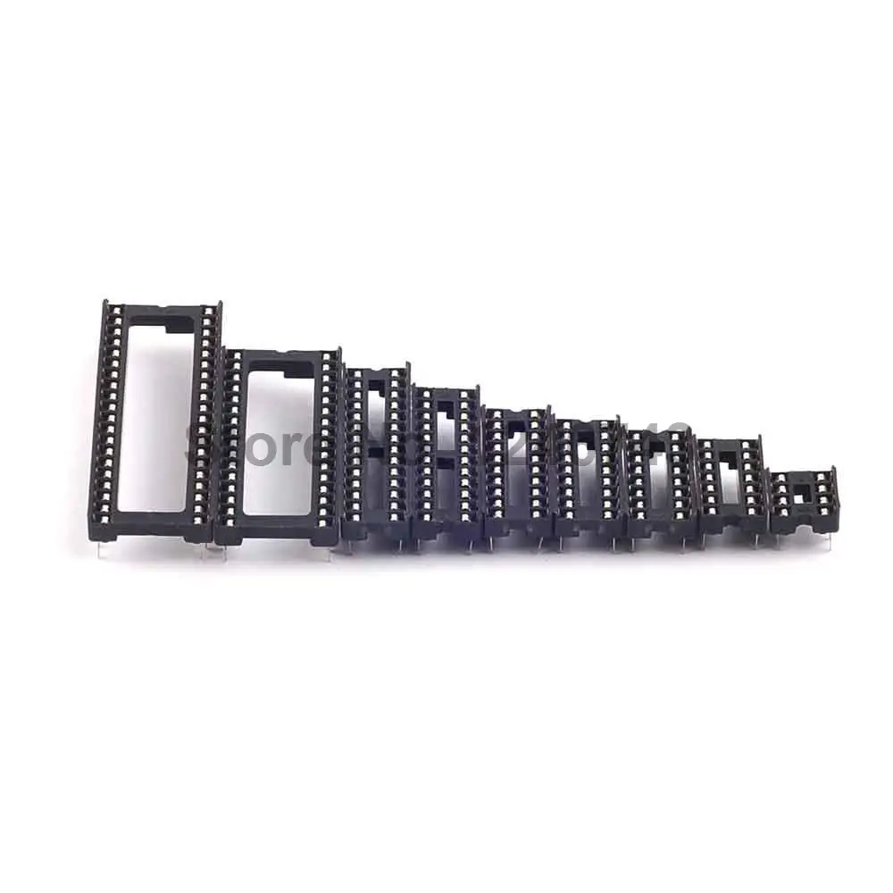 45 шт Ассорти DIP ИС розетки 8 14 16 18 20 24 28 32 40|ic tda2030a|ic lockic socket types |