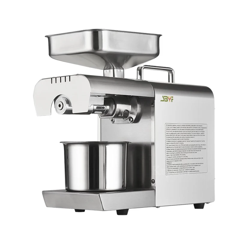 

Oil Press Machine Hot Cold Equipment For Household Commercial Oil Extractor Peanut Soybean Expeller Automatic Screw Oil Presser
