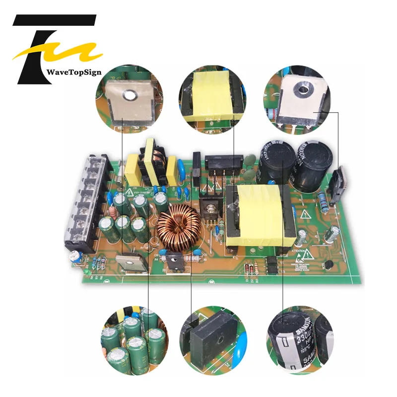 WaveTopSign переключатель питания 15 в 5A входное напряжение AC220V 50 60 Гц 2 полосный выход