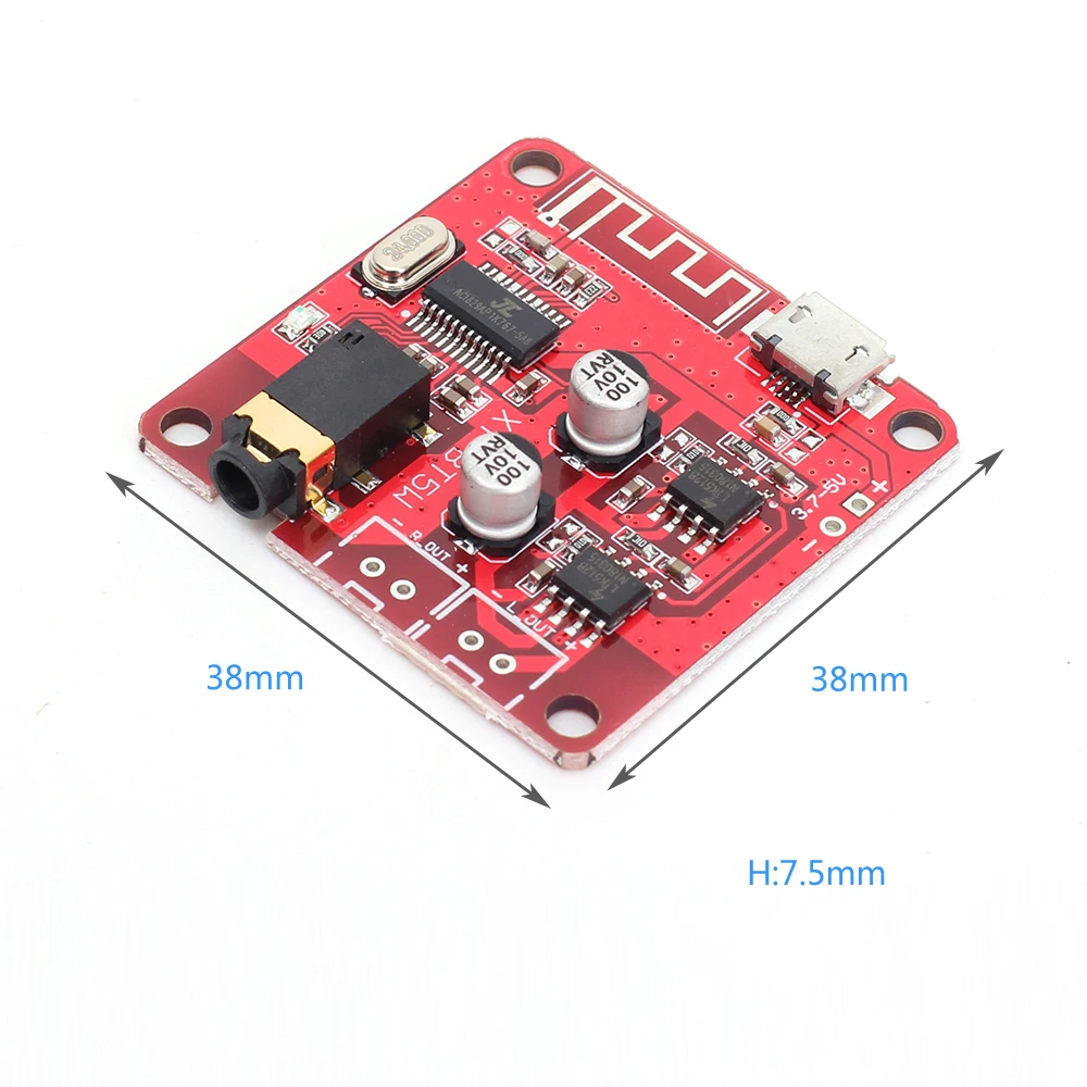 Микросхема Bluetooth модуль усилителя 3 7 в 5 В Mini MP3 4 1 стандартная стереовыходная