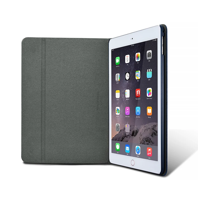 XOOMZ Brand for iPad Air 2 Case Simple Fabric+PC Folio Erudition Foldable Stand Smart Cover | Компьютеры и офис