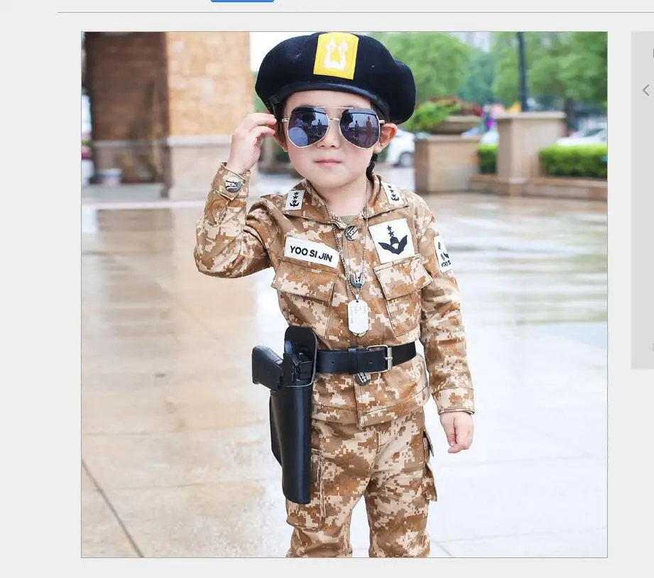 2016 модный комплект камуфляжной одежды для маленьких мальчиков на весну и осень