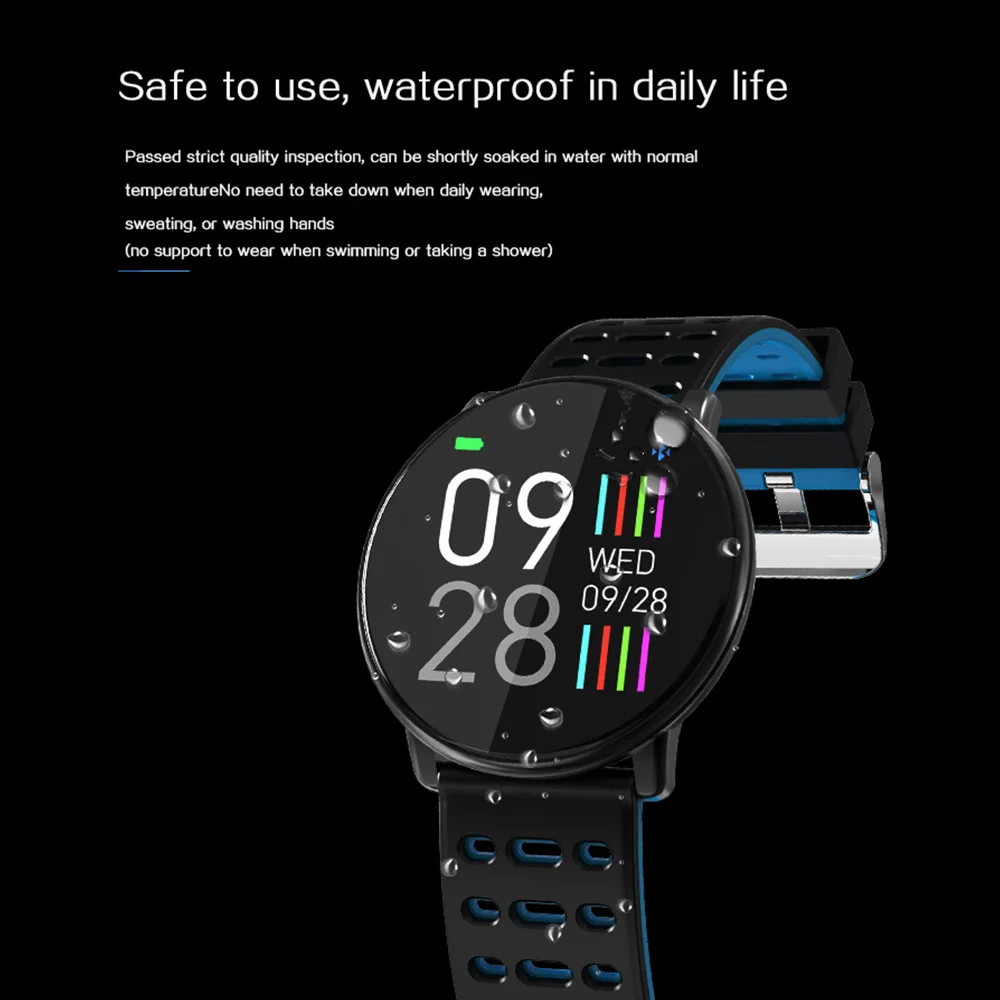 LinkFace Смарт часы водонепроницаемый мониторинг сердечного ритма сна напоминание