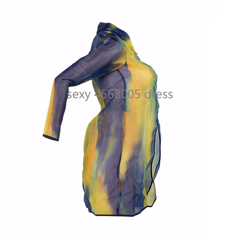 2018 осень boho Хиппи печатные сетки прозрачные короткие рубашки платье Новогодние