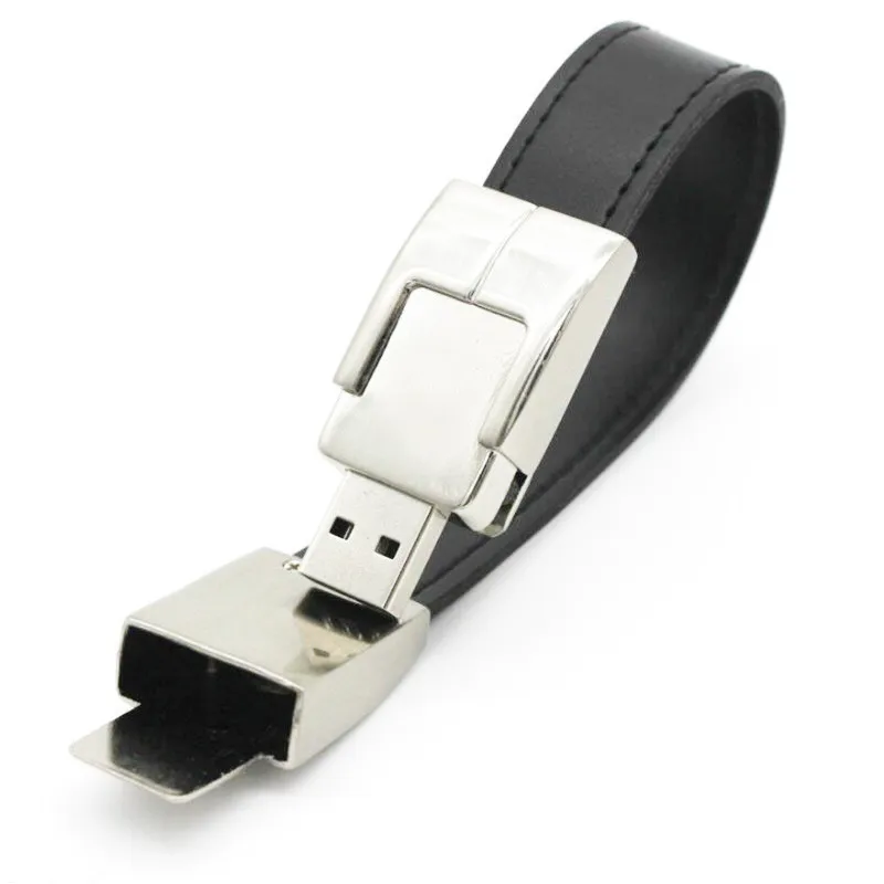 A Кожаный браслет JASTER USB флеш-накопитель 4 ГБ 8 ГБ 16 ГБ 32 ГБ USB 2,0 флеш-накопитель - Цвет: A
