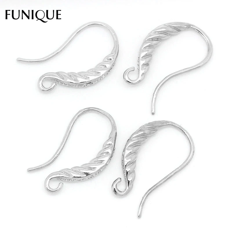 FUNIQUE 5 пар (10 шт.) застежки для сережек два тона медные провода ушей крючок