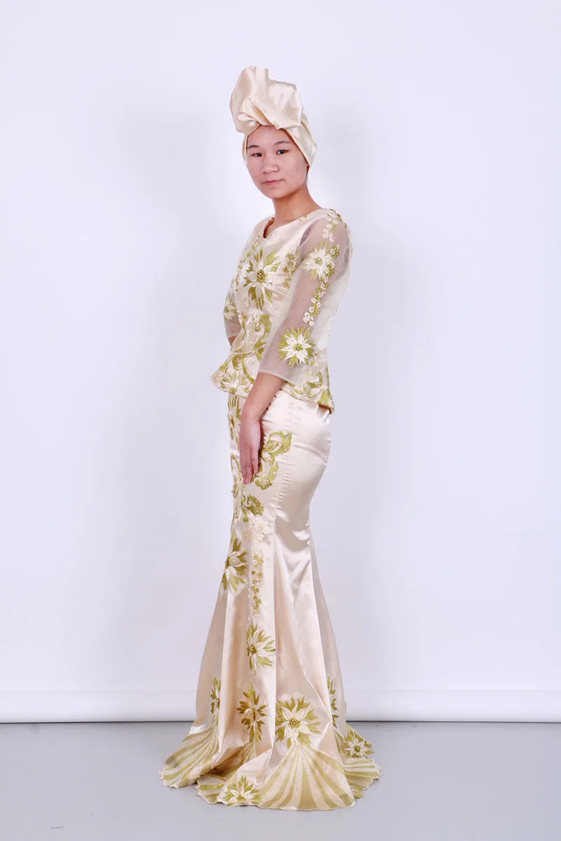 Платье женское кружевное с вышивкой большие размеры XG004|women african clothing|african clothingafrican