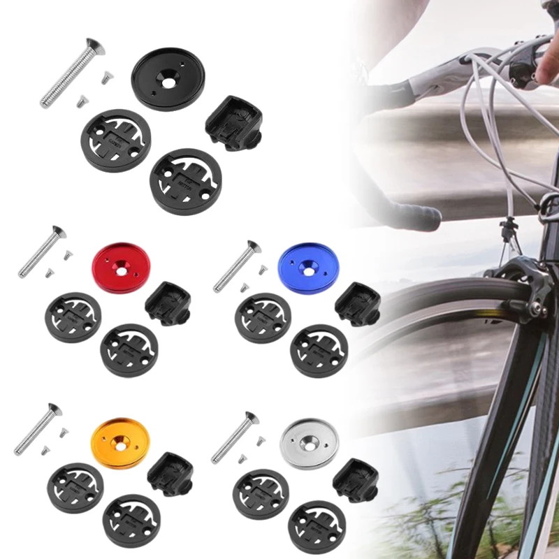 

Hot MTB Road Bike Bicycle Computer Holder Stem Top Cap bisiklet Stopwatch GPS Speedometer Mount Bracket for Garmin Bryton Cateye