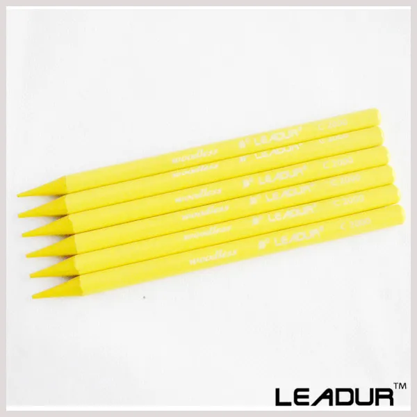 6 шт./компл. безлесная карандаш Цвет желтый художника живопись студенты рисунок