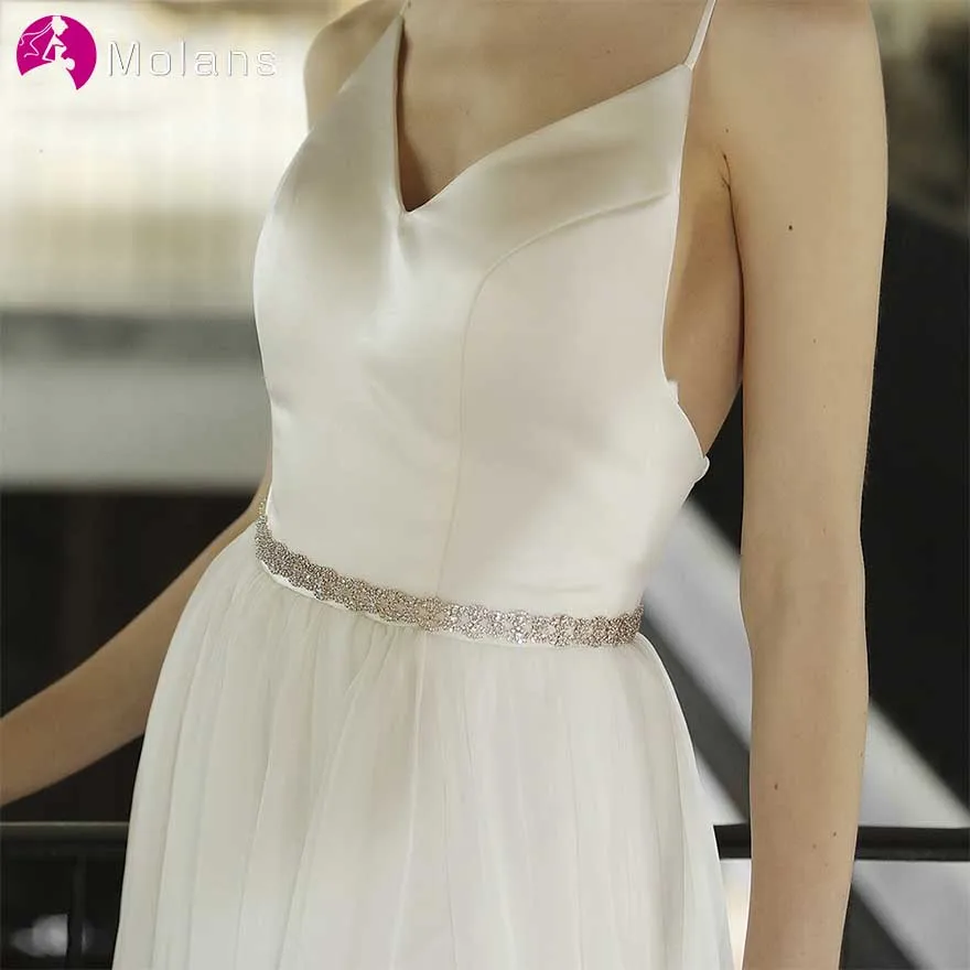 MOLANS изысканный Мути-Цвет Цветочные Лук невесты ремни для свадьбы орнамент одежды