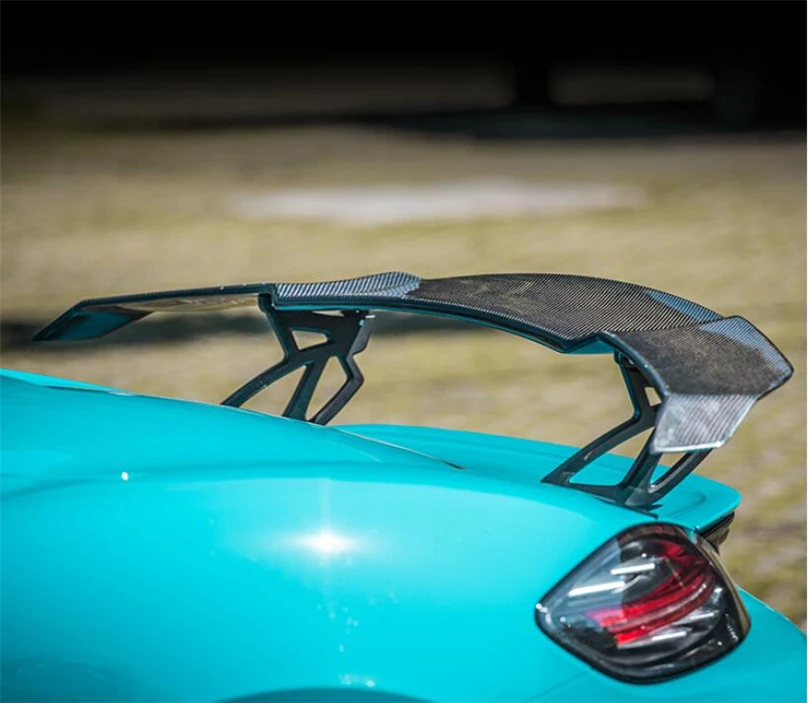 Спойлеры из углеродного волокна для Porsche 911 718 Boxster Cayman 2016-2020 спойлер высокого