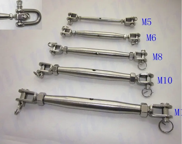 Оборудование для такелажа M8 челюсти и из нержавеющей стали 304 закрытые вертушки