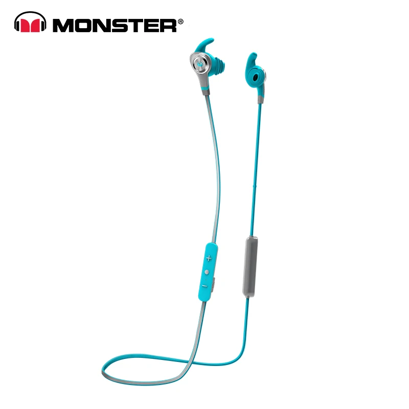 Синий MONSTER ISport интенсивность наушников Tws устойчивое беспроводное Bluetooth i7s оригинальные наушники стерео наушники-вкладыши ручной работы - Цвет: Синий