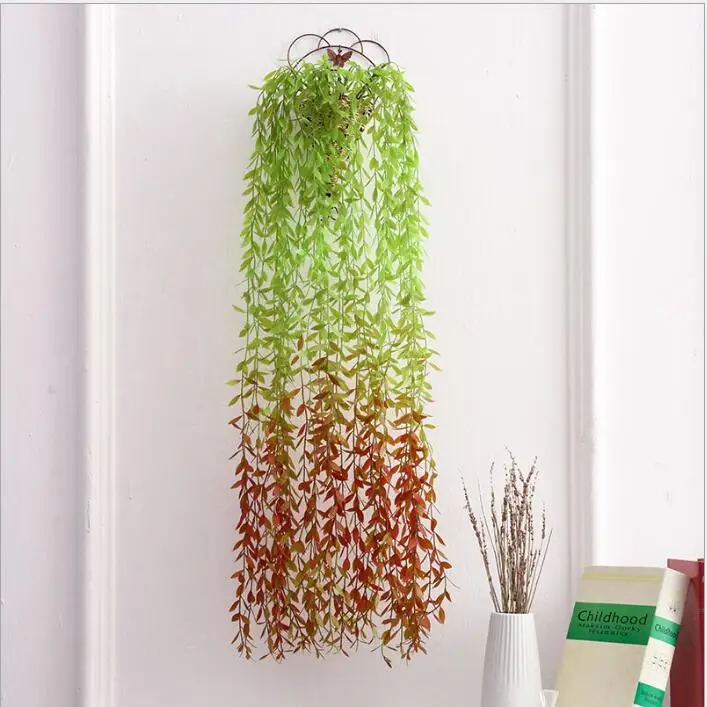 10 pcs Simulation wicker rattan 100 cm Artificial flowers Arrange for wedding decoration Vines hang from the ceiling | Дом и сад