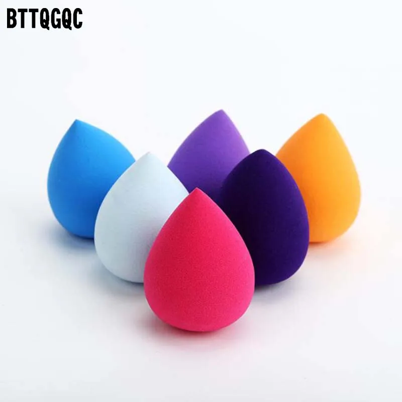 BTTQGQC 1pc Make Up Beauty Sponge for Dry Wet be Bigger Foundation Cosmetic Puff Flawless Powder Smooth Face 001# |