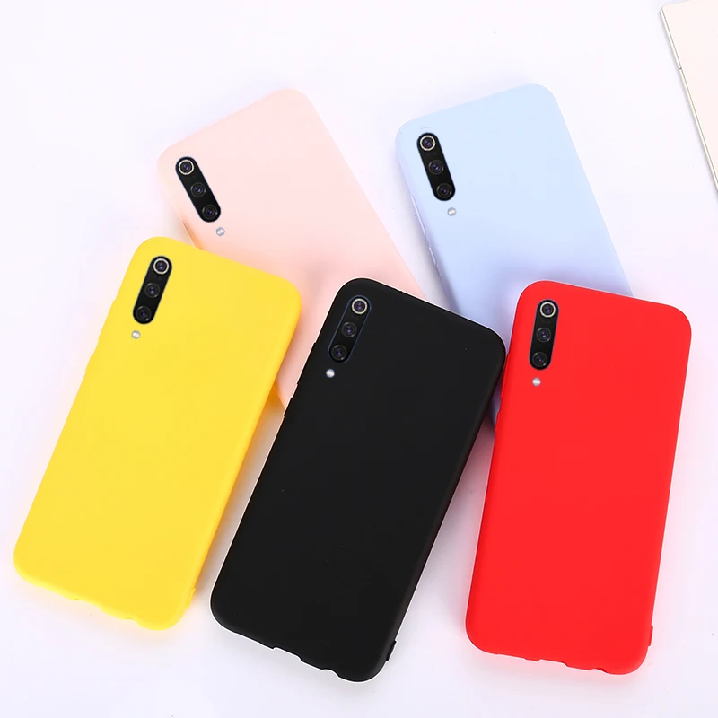 Матовый Мягкий силиконовый чехол из ТПУ для телефона Xiaomi Mi 9 8 SE A1 A2 Lite Play Redmi 6A Note 7 6