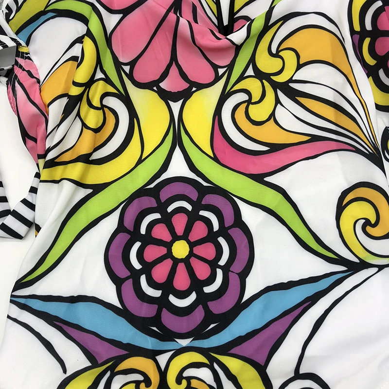 Новые пикантные Одна деталь Купальник Мягкий Push Up Купальники Для женщин с высокой монокини ретро купальник