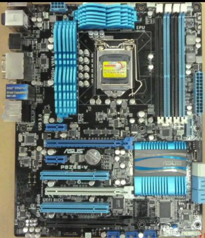 

original motherboard for ASUS P8Z68-V LGA 1155 DDR3 boards 32GB USB2.0 USB3.0 VGA DVI HDMI Z68 Desktop motherboard Free shipping