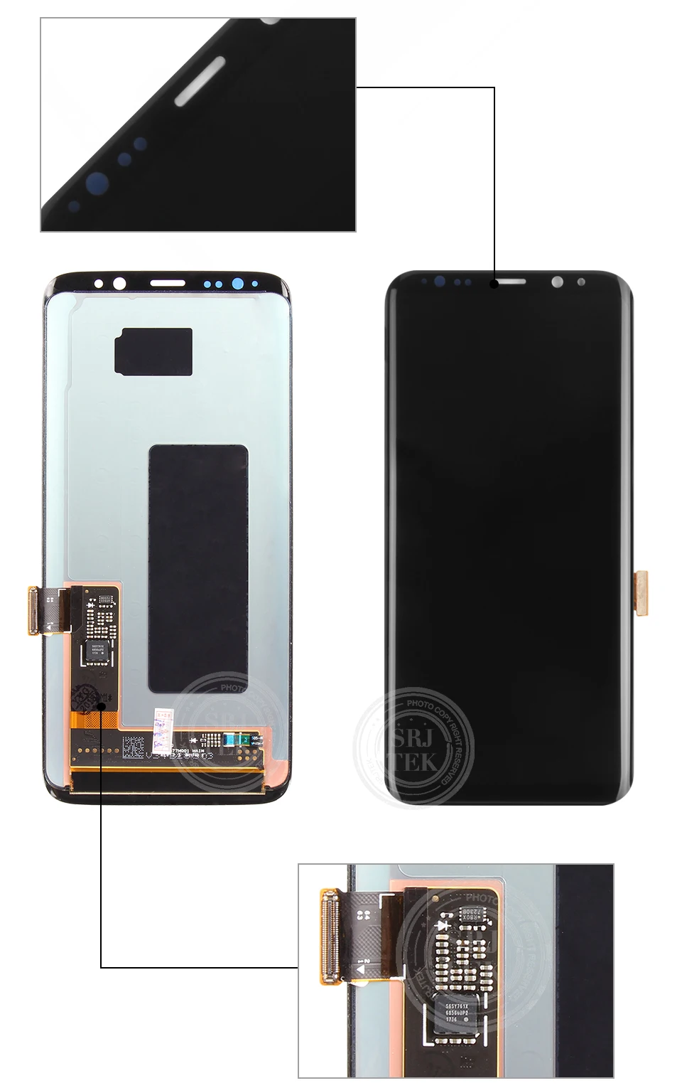 AMOLED для SAMSUNG S8 ЖК-дисплей сенсорный экран дигитайзер Замена для SAMSUNG GALAXY S8 Plus ЖК SAMSUNG S8 ЖК
