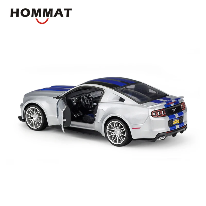 Модель автомобиля HOMMAT Maisto масштаб 1:24 2014 Ford Mustang Street Racer из сплава литая Игрушечная