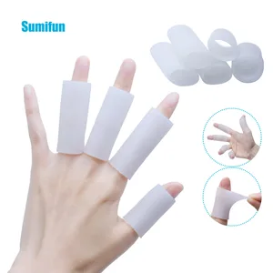 6 шт., силиконовые трубки для защиты пальцев от мозолей