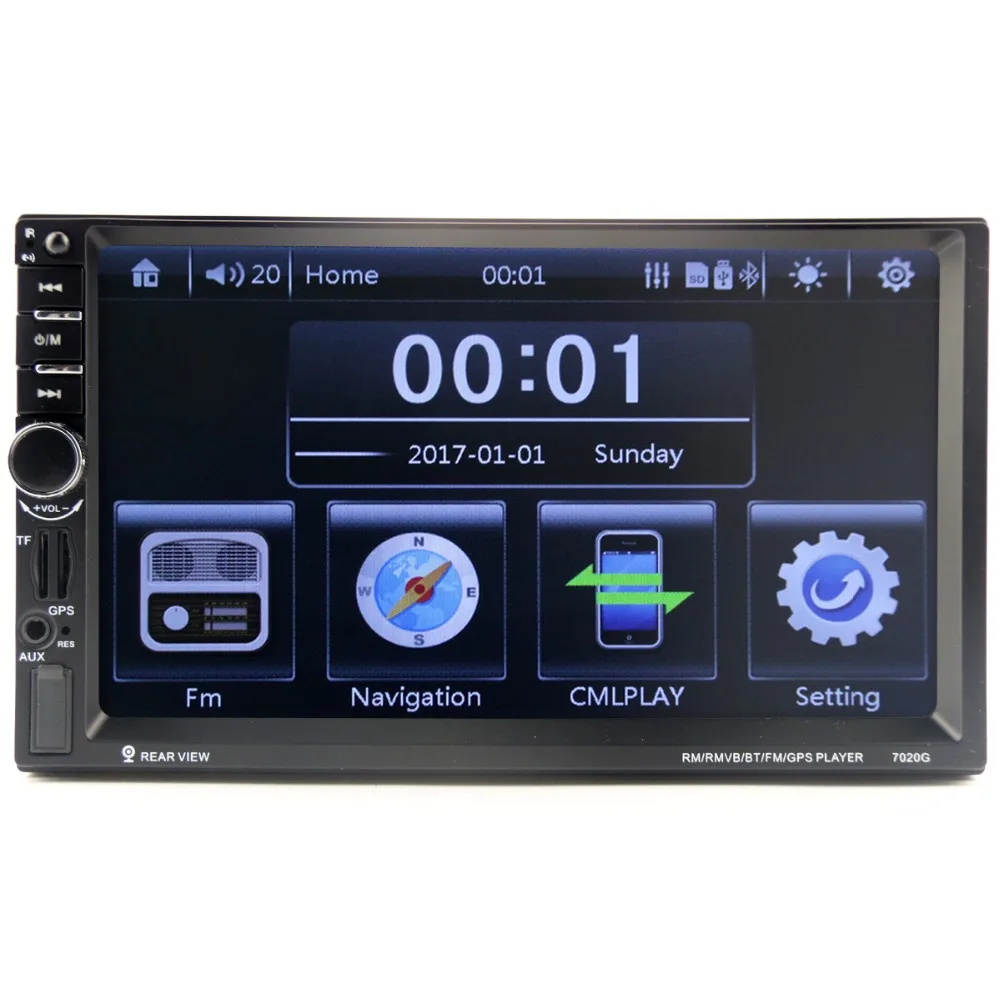 2Din GPS Rear Camera car radio Multimidia 2 Din 7'' Bluetooth MP5 MP3 Music Video Player Multimedia Radio Autoradio Mirror Link |