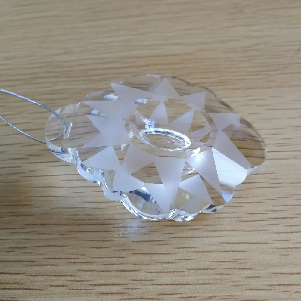76 мм 8 шт прозрачные хрустальные люстры Подвески Gotas De Cristal Prism | Лампы и освещение