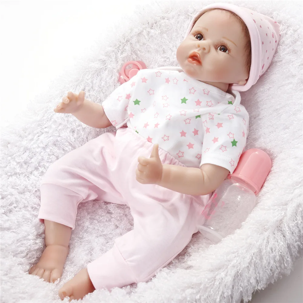 55 см силиконовая кукла Reborn мягкая ткань игрушки для тела реалистичные куклы Bebe