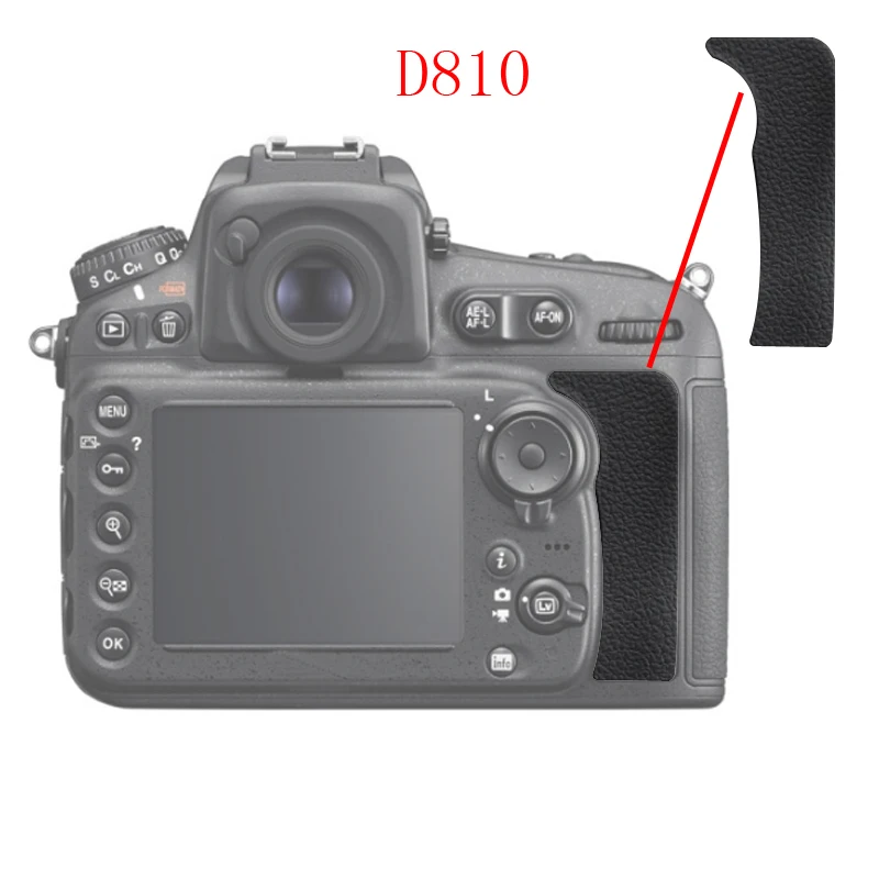 1/10 шт для Nikon D810 в области большого пальца для резиновый чехол-накладка резиновый колпачок Камера сменный блок ремонтная часть