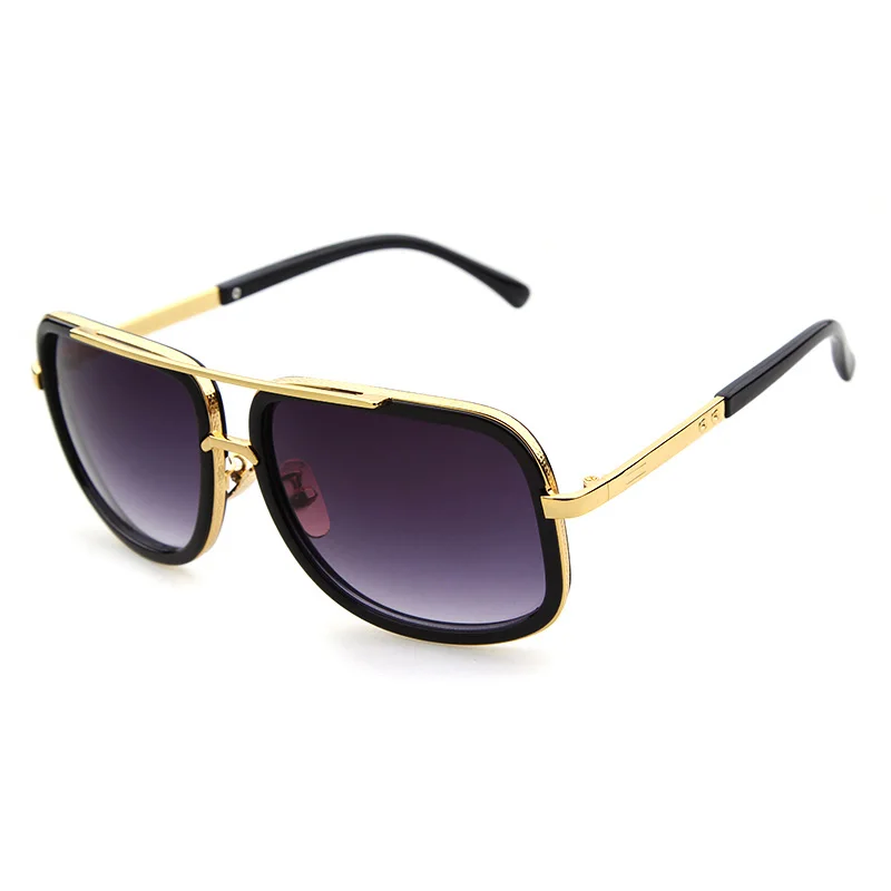 2019 мужские солнцезащитные очки в большой оправе винтажные женские стиле