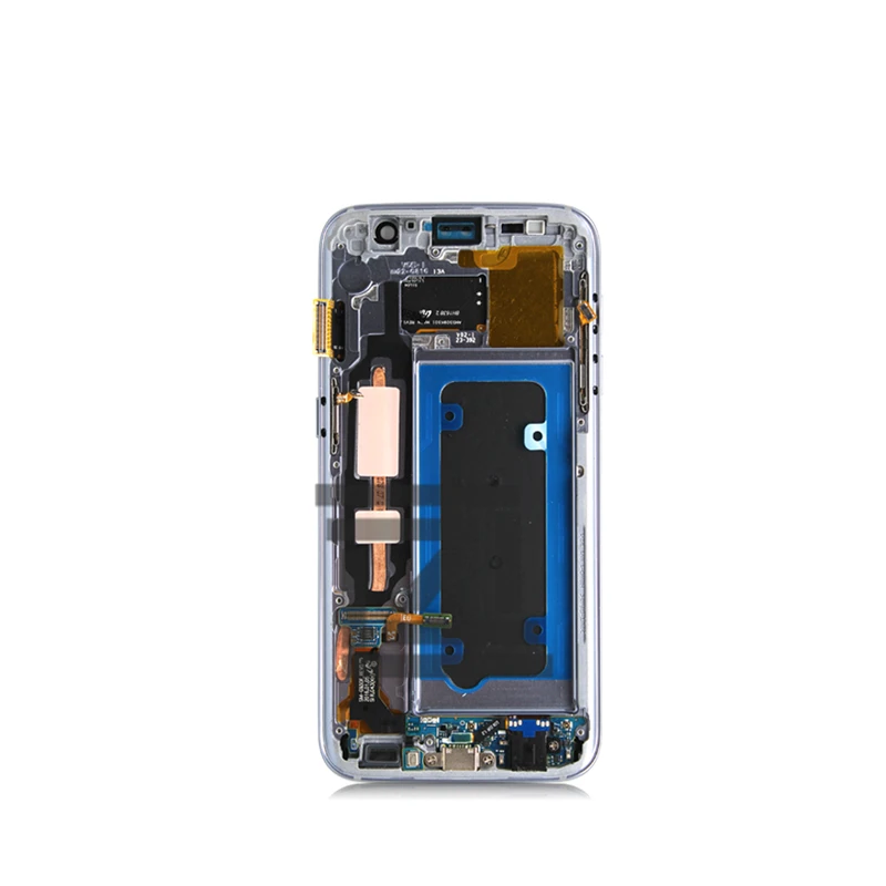 100% новый ЖК дисплей для Samsung Galaxy S7 G930F дигитайзер сенсорного экрана с рамкой в