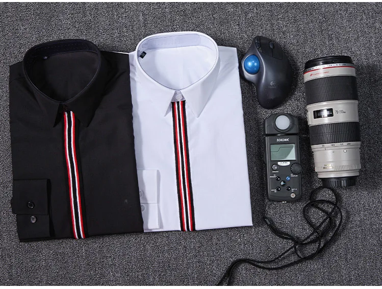 

Brand quality black embroidery cotton shirts men fashion long sleeve spring and summer clothing men shirt 4XL camisa overhemd