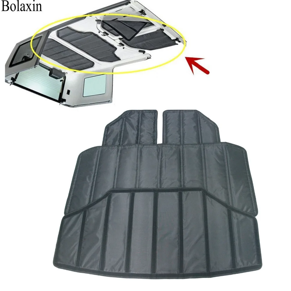 Bolaxin автомобильные аксессуары Hardtop Sound Deadener & Insulation для 2012 2016 4 дверей Jeep Wrangler JK Sahara